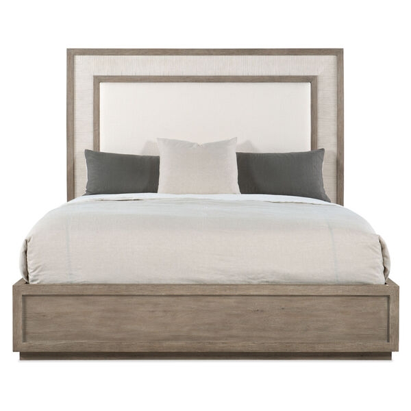 Serenity Gray Wash Rookery Upholstered Panel Bed, image 2
