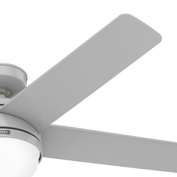 Yuma Dove Grey 52-Inch Ceiling Fan with LED Light Kit and Handheld Remote, image 5