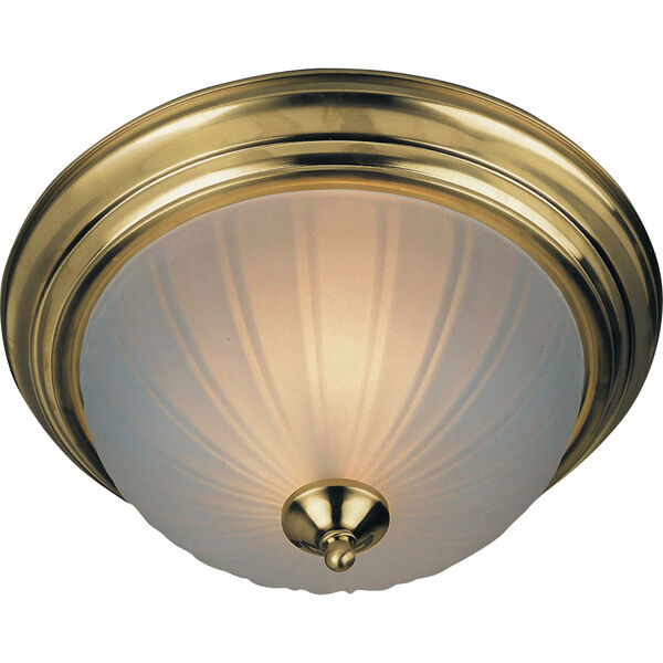 Polished Brass Flush Mount Ceiling Light , image 1