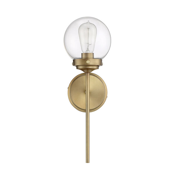 Kenwood Natural Brass 18-Inch One-Light Wall Sconce, image 2