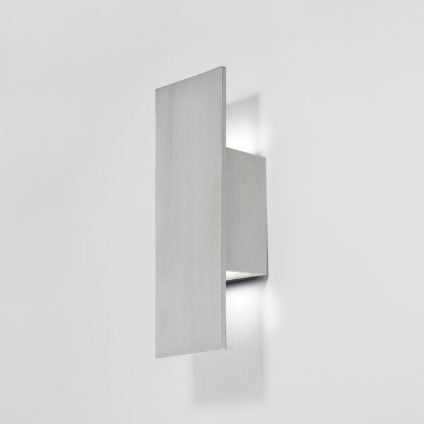 Icon Brushed Aluminum 5-Inch LED Outdoor Wall Light, image 2
