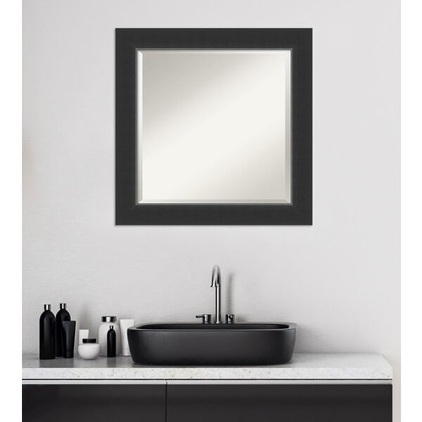 Corvino Black 25-Inch Bathroom Wall Mirror, image 5
