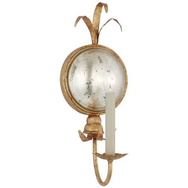 Gramercy Gilded Iron One-Light Medium Single Wall Sconce by Chapman and Myers, image 1