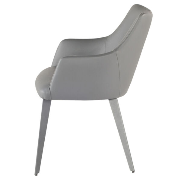 Renee Matte Gray Dining Chair, image 3