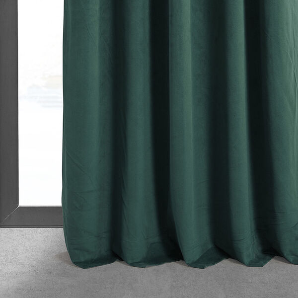 Green Polyester Blackout Single Panel Curtain 50 x 108, image 13