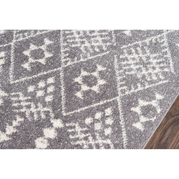 Lima Moroccan Shag Gray Rectangular: 7 Ft. 10 In. x 9 Ft. 10 In. Rug, image 4