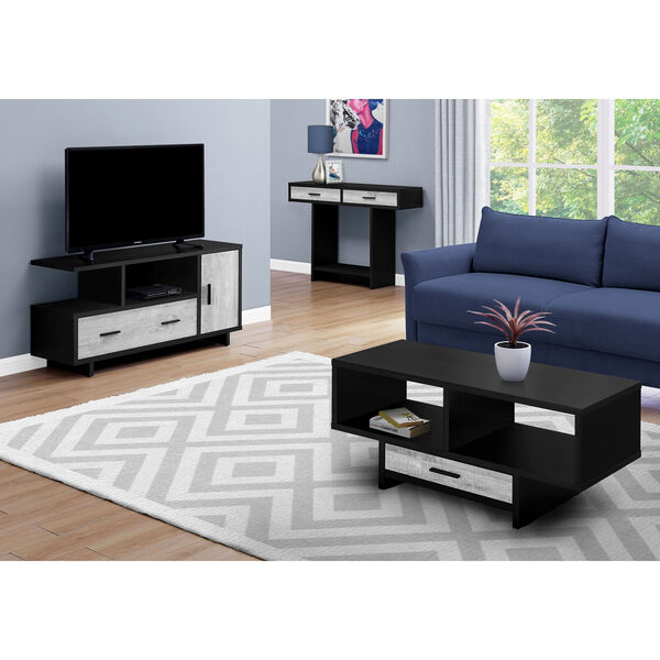Black and Gray 47-Inch TV Stand, image 3