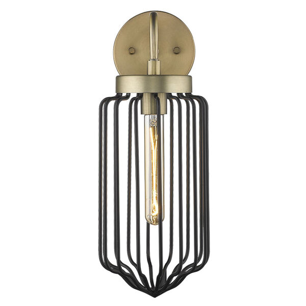 Reece Aged Brass One-Light Wall Sconce, image 4