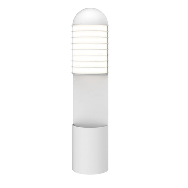 Lighthouse Textured White LED Planter Sconce, image 1