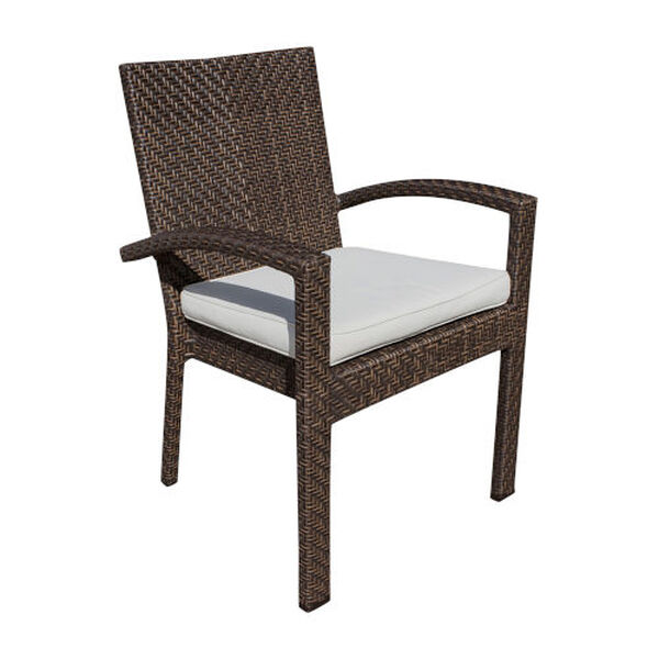 Soho Canvas Aruba Stackable Armchair with Cushion, image 1