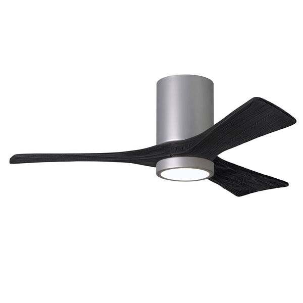 Irene-3HLK Brushed Nickel and Matte Black 42-Inch Ceiling Fan with LED Light Kit, image 3