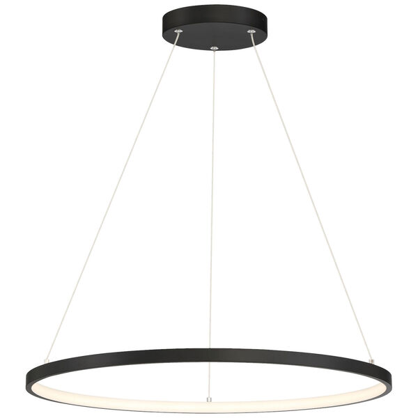 Anello Black Outdoor Intergrated LED Pendant, image 1