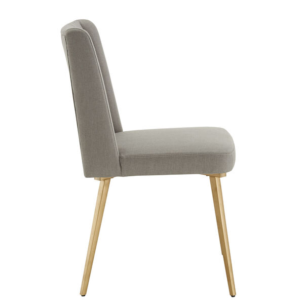 Minnie Gray and Gold Dining Chair, image 3