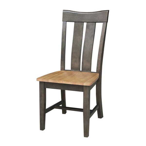 Wheat and Coal Chair, Set of Two, image 2