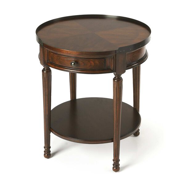Sampson Cherry Accent Table, image 3