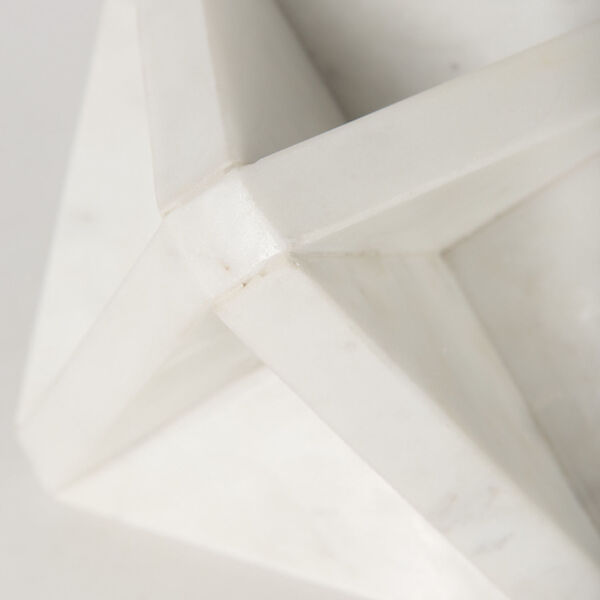 Sophia White Marble Decor Stand, image 5
