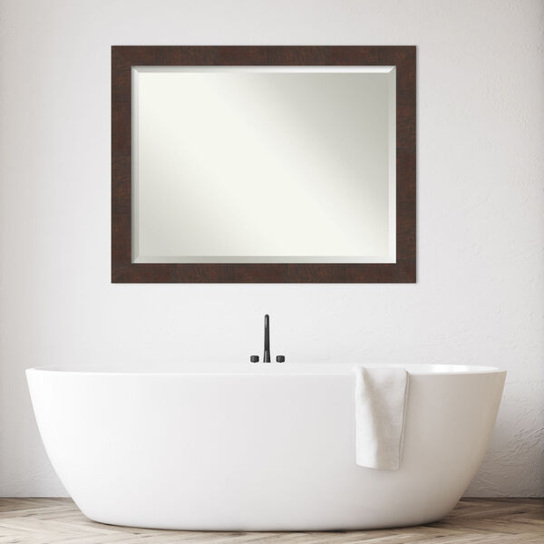 Wildwood Brown 45W X 35H-Inch Bathroom Vanity Wall Mirror, image 3
