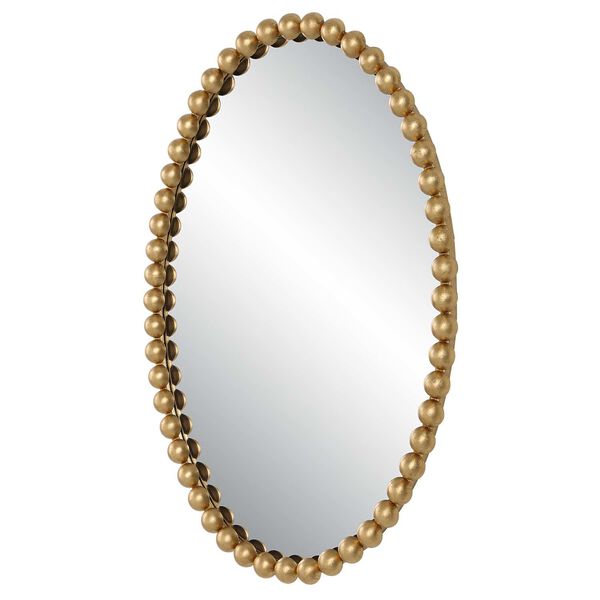 Serna Gold Oval Wall Mirror, image 4