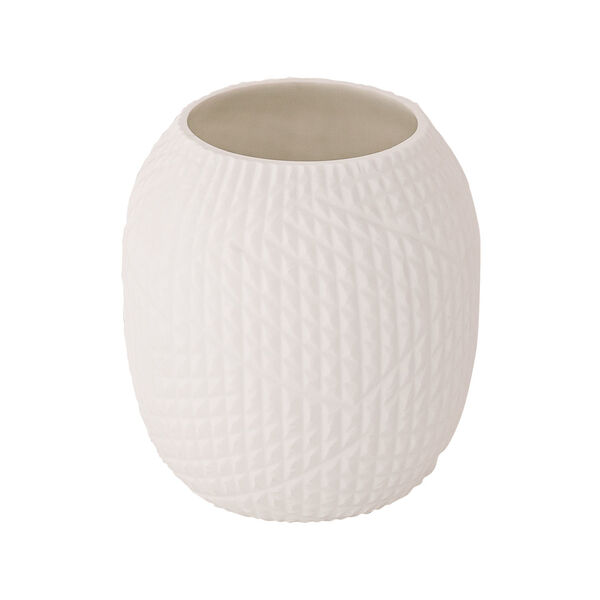 Besse White Six-Inch Vase, image 2