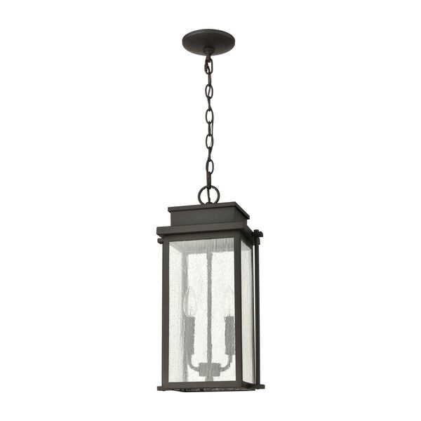Braddock Architectural Bronze Two-Light Outdoor Pendant, image 4