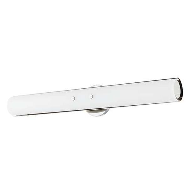 Titus Polished Nickel Integrated LED Wall Sconce, image 1