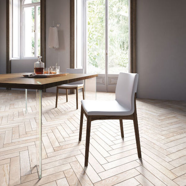 Enna White and Walnut Dining Chair, image 5