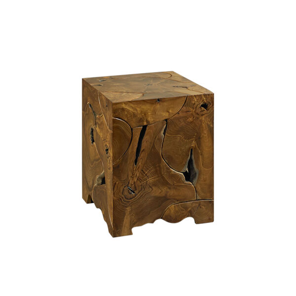 Teak Root Natural End Table, image 1