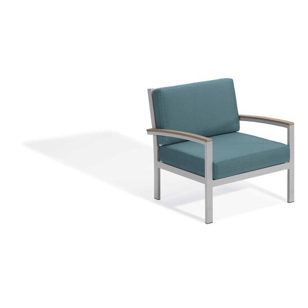 Travira Vintage Ice Blue Outdoor Club Chair, image 1