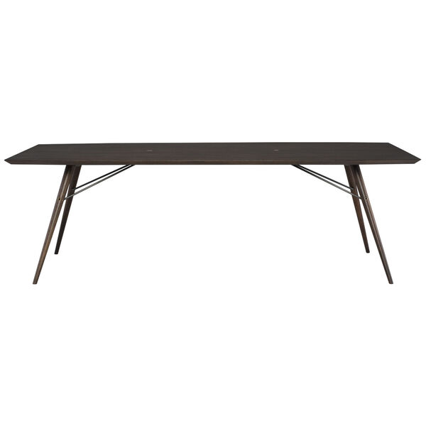 Piper Black and Walnut 95-Inch Dining Table, image 6