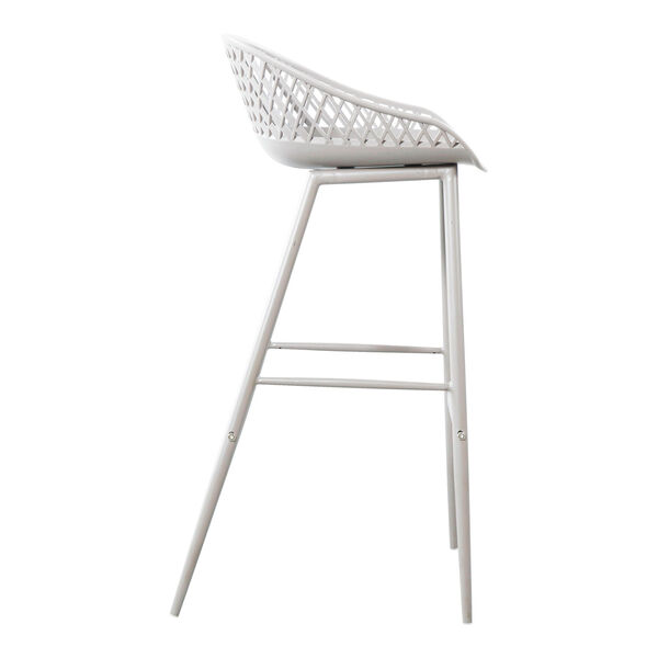 Piazza White Bar Stool - Set of Two, image 4