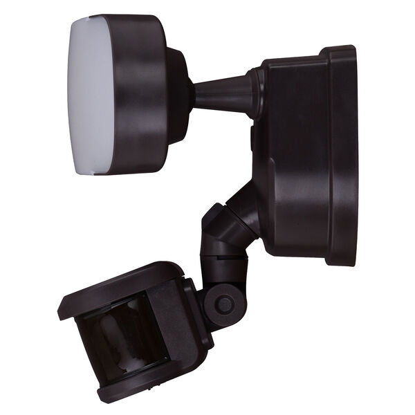 Lambda Bronze Two-Light Outdoor Motion Sensor Linkable Adjustable Integrated LED Security Flood Light, image 3