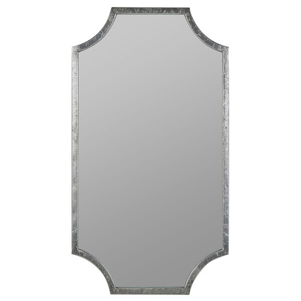Destin Silver Leaf 36-Inch x 20-Inch Wall Mirror, image 1