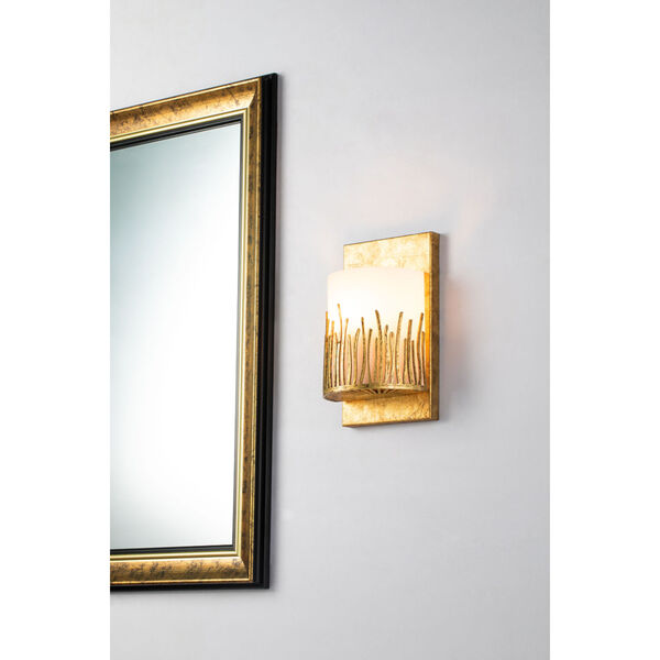 Sawgrass Gold Leaf with Antique One-Light Wall Sconce, image 2