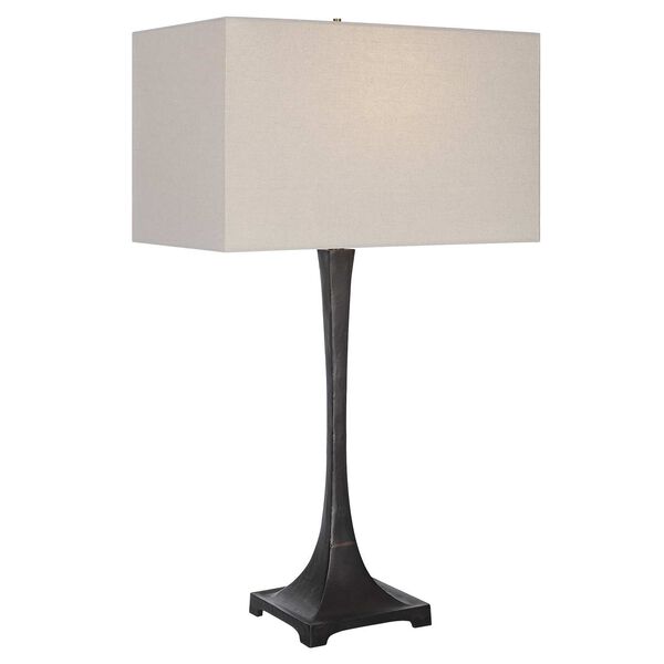 Reydan Black and Gold One-Light Table Lamp, image 1