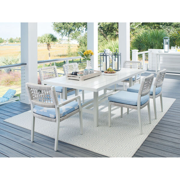 Seabrook Soft Oyster White Rectangular Dining Table, image 3