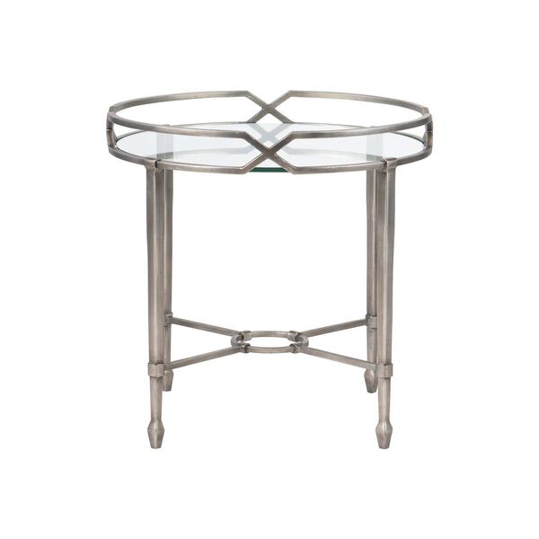 Delaine Gold Patina 66-Inch Side Table, image 1