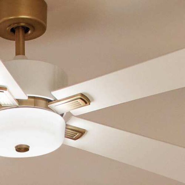 Icon Brushed Natural Brass LED 56-Inch Ceiling Fan, image 4