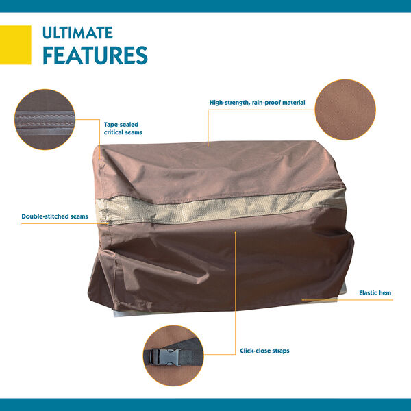 Ultimate Mocha Cappuccino 33 In. BBQ Hood Cover, image 4