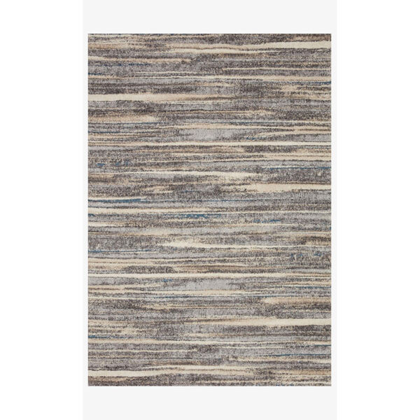 Theory Mist and Beige Rectangle: 9 Ft. 6 In. x 13 Ft. Rug, image 1