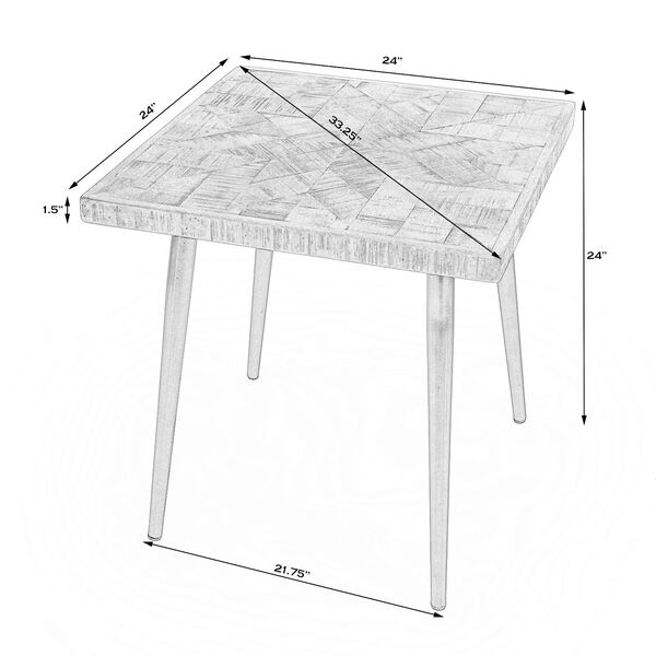 Glarious Square Accent Table, image 2