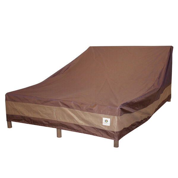 Ultimate Mocha Cappuccino 82 In. Double Wide Chaise Lounge Cover, image 1