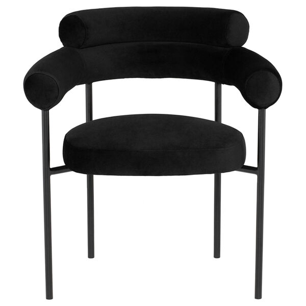 Portia Black Dining Chair, image 2