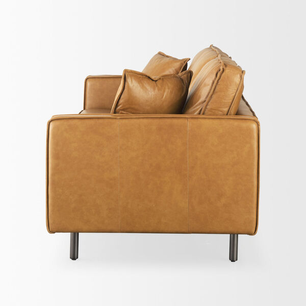 DArcy Tan Leather Sofa, image 3