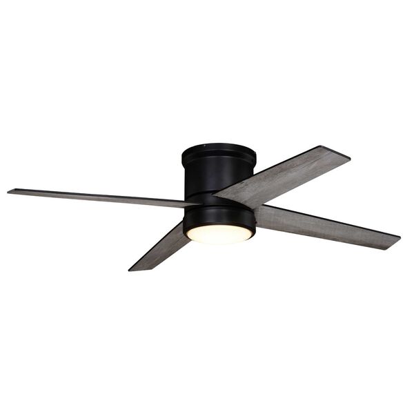 Erie Black Integrated LED Ceiling Fan with Remote, image 4