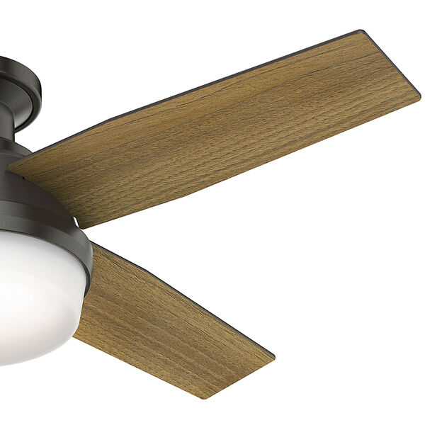 Dempsey Noble Bronze 44-Inch Two-Light LED Ceiling Fan, image 4