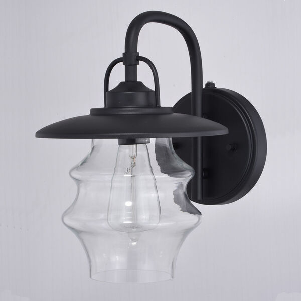 Glenn Textured Black Seven-Inch One-Light Outdoor Wall Sconce, image 2