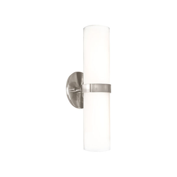 Milano Nickel 15-Inch One-Light LED Sconce, image 1