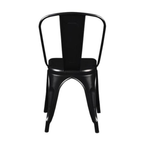 Hollis Black Stacking Dining Chair, Set of 4, image 5