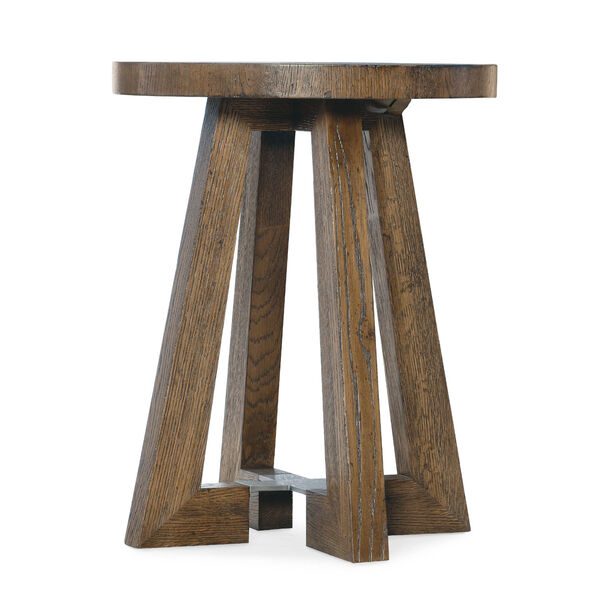 Chapman Warm Brown and Pewter Side Table, image 1