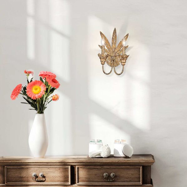 Lillianne Heirloom Gold Two-Light Wall Sconce, image 5